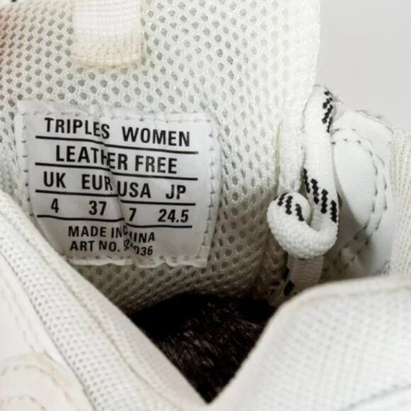 Balenciaga White Triple S Sneakers - Picture 12 of 13